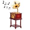 1PC Eight-tone Gramophone Retro Music Box Mini Classic and Nostalgic Style Exquisite Design