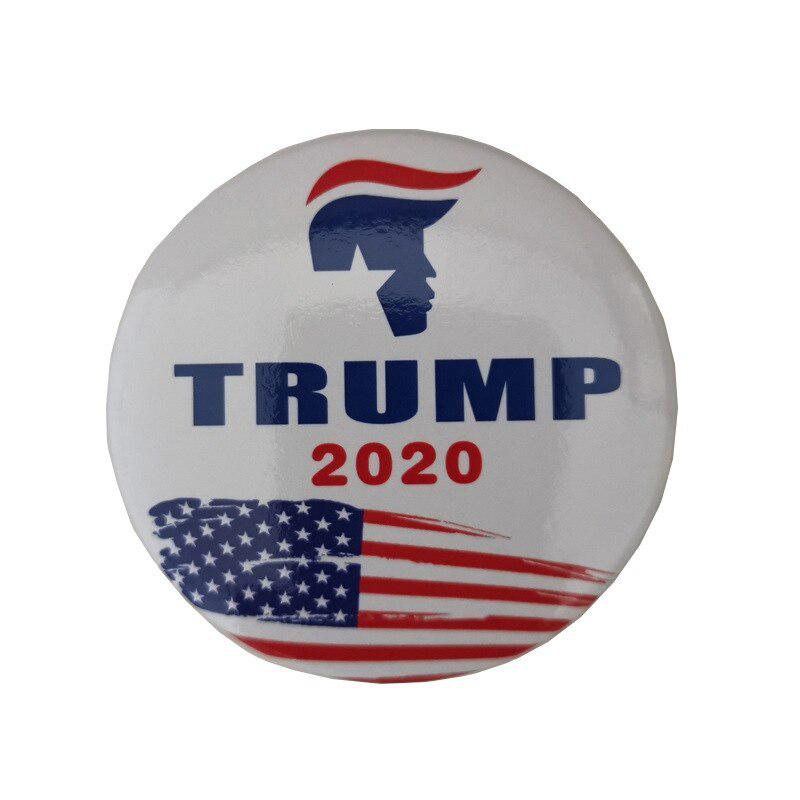 Culer Trump Buttons Pins Keep America Great Round Brooch Pins Badge for Clothing Jeans Scarf Hat Bag Ornaments