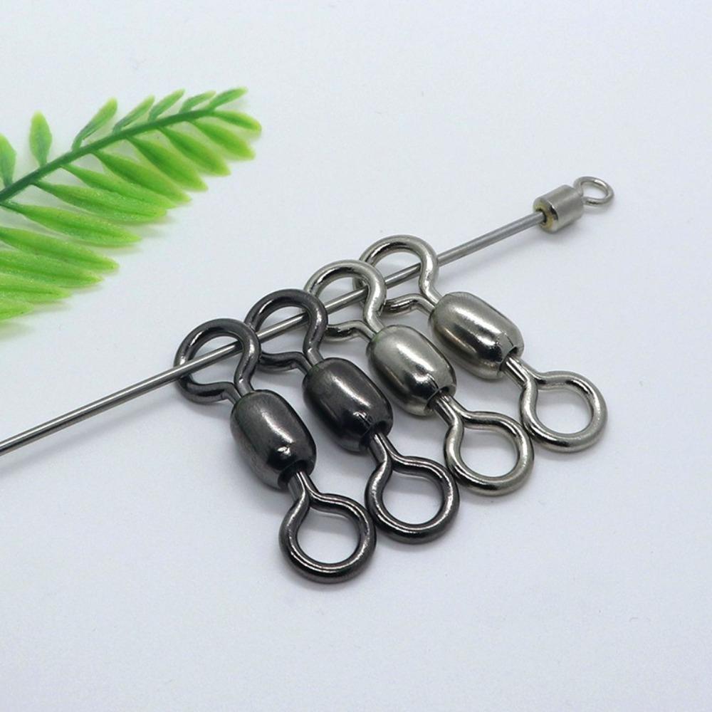 

50pcs Copper Fishing Snap Connector Solid Ring Fishing Connector 2025 Heavy Duty Ball Durable 10#