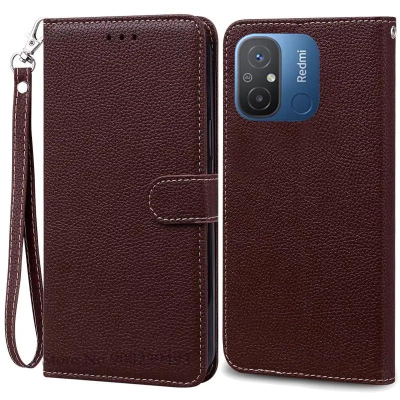 16 Farben Redmi 12C Hülle für Xiaomi Redmi 12C Hülle Leder Brieftasche Flip Case für Redmi 12C 12 C redmi12c Schutzhülle Kartensteckplatz Halter Abdeckung