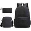Canvas Backpack Set For Students With Laptop Compartment And Breathable Design For Daily Use