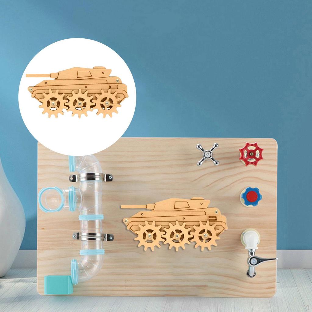 Busy Board Accessories Wooden Sensory Toys Teaching Aids Basic Skill Early Education