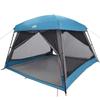 6 Person Family Cabin Tent Blue Waterproof