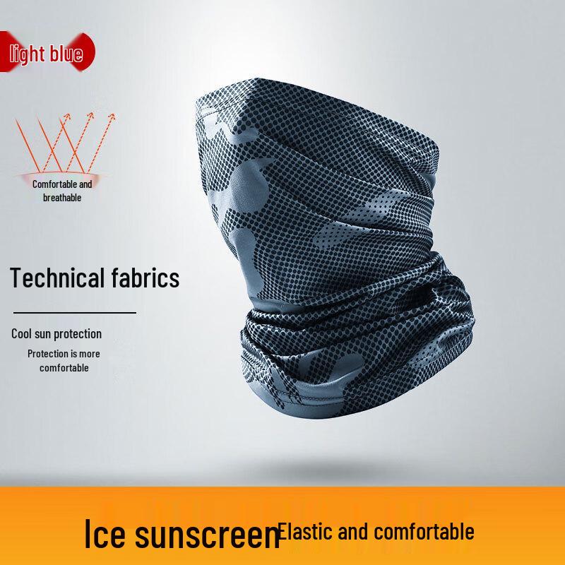 Summer Ice Silk Sun Protection Face Mask