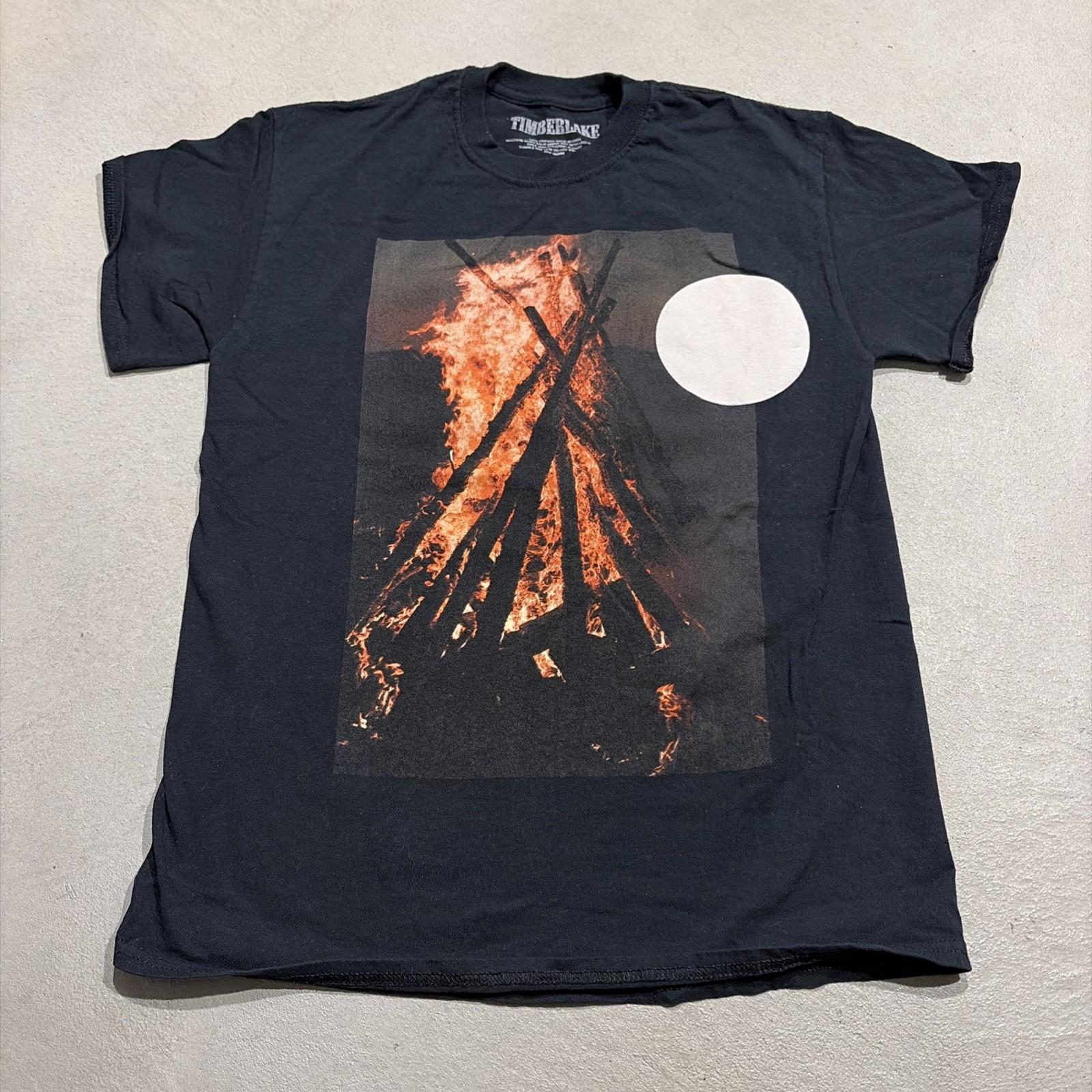 Justin Timberlake Man of The Woods Tour Bonfire Graphic Concert T-Shirt Sz M S