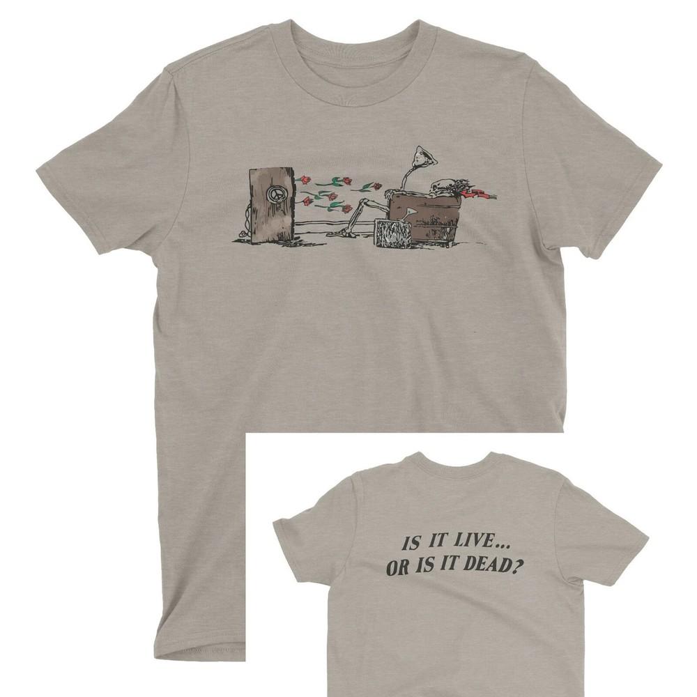 Rare! Hot Grateful Is it Live or Is it Dead Lot T-shirt inspired short sleeve Unisex T-Shirt S