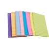 8-Color Fluorescent Sticky Note Pad, 10x15cm Lined Memo Stickers, Student Planner & Adhesive Note Book