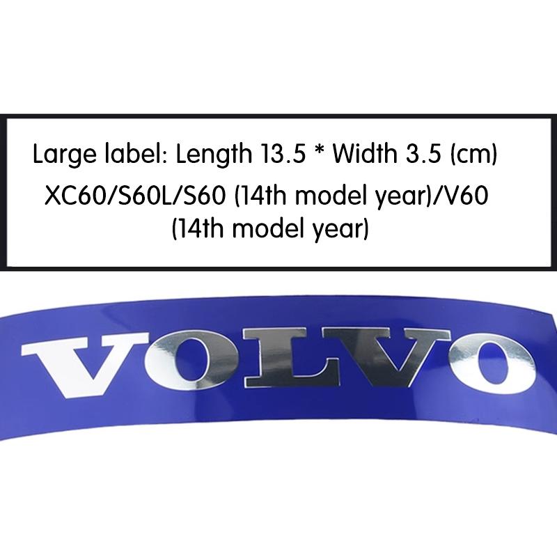 

Front Grill Emblem badge Rear Trunk Badge For Volvo T6 S40 S60 S90 XC40 XC60 XC90 V40 V50 V60 V90 T5 T8 AWD C30 C70 S80 V70 XC70