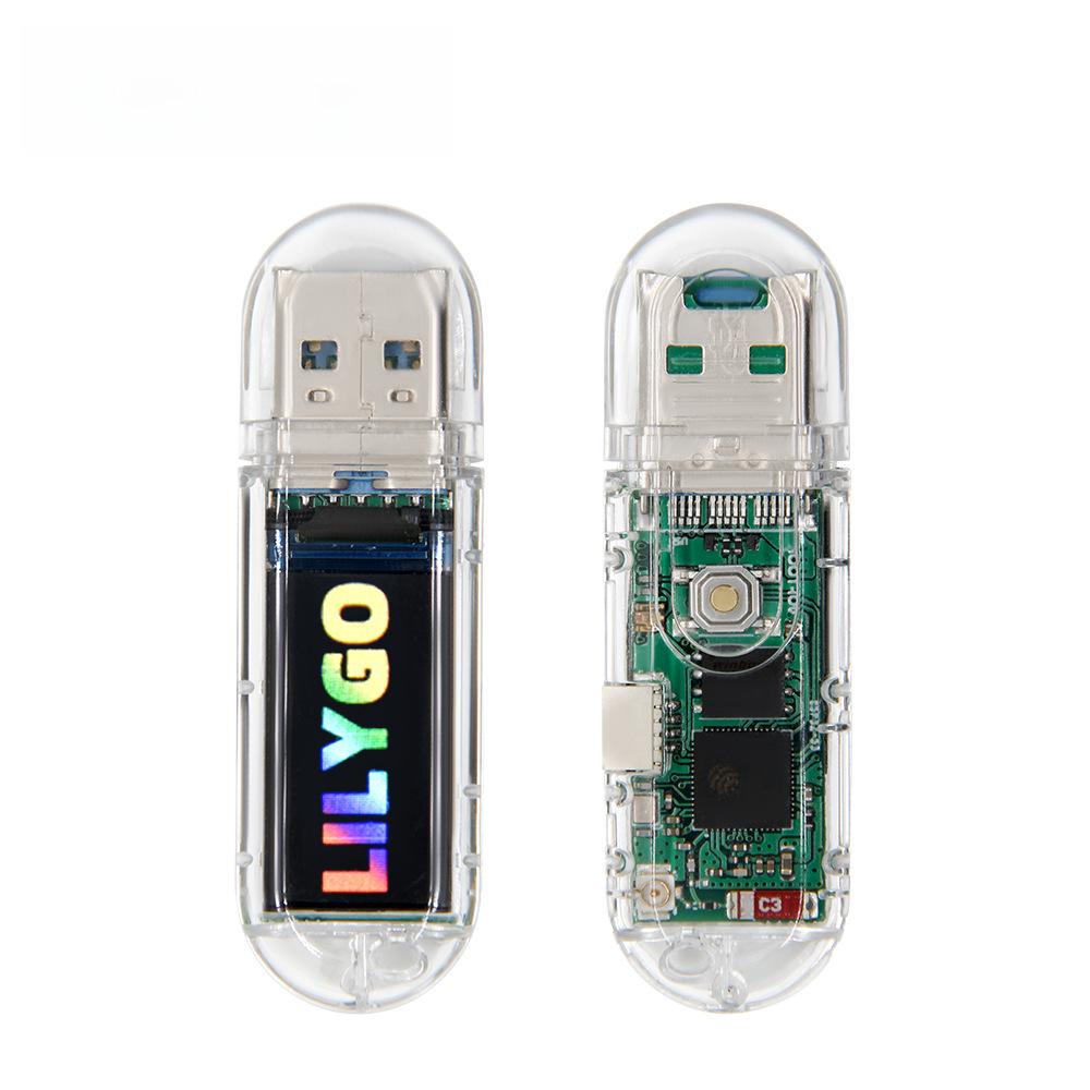 

LILYGO® T-Dongle-S3 Dev Board with 0.96 LCD, WiFi, Bluetooth, and TF Card Support