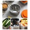 Stainless Steel Snack Containers for Kids Leak Proof Toddler Food Container with Silicone Lids Stackable Metal Lunch Box for School And Daycare
