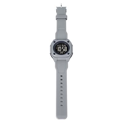 Multifunction Sports Watch Unisex Digital Chronograph Waterproof Electronic Wristwatch Grey
