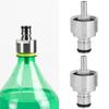 2 buc Capac pentru Carbonatare Forțată din Oțel Inoxidabil cu Barb de 5/16in Capac de Cuplare CO2 Carbonatare Bere Soda
