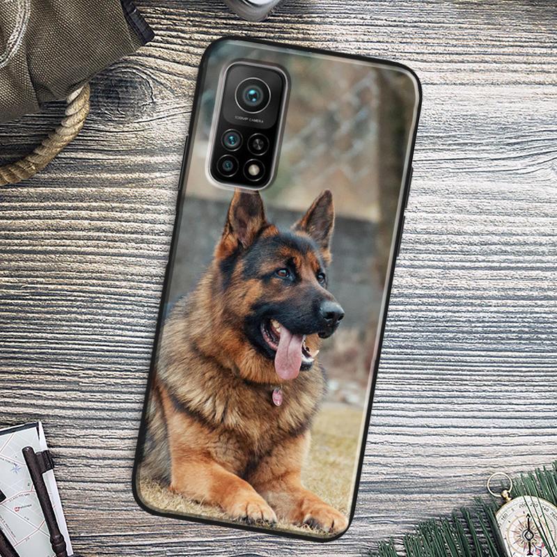 German Shepherd Dog Cover For Xiaomi 15 Ultra 13 14 11T 12T 13T 14T Pro POCO X6 X7 Pro X3 X5 F5 F6 M6 Pro Case