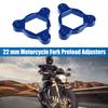 ACROPIX 22mm Blue Aluminum Alloy Racing Motorcycle Rider C N C Fork Preload Adjuster