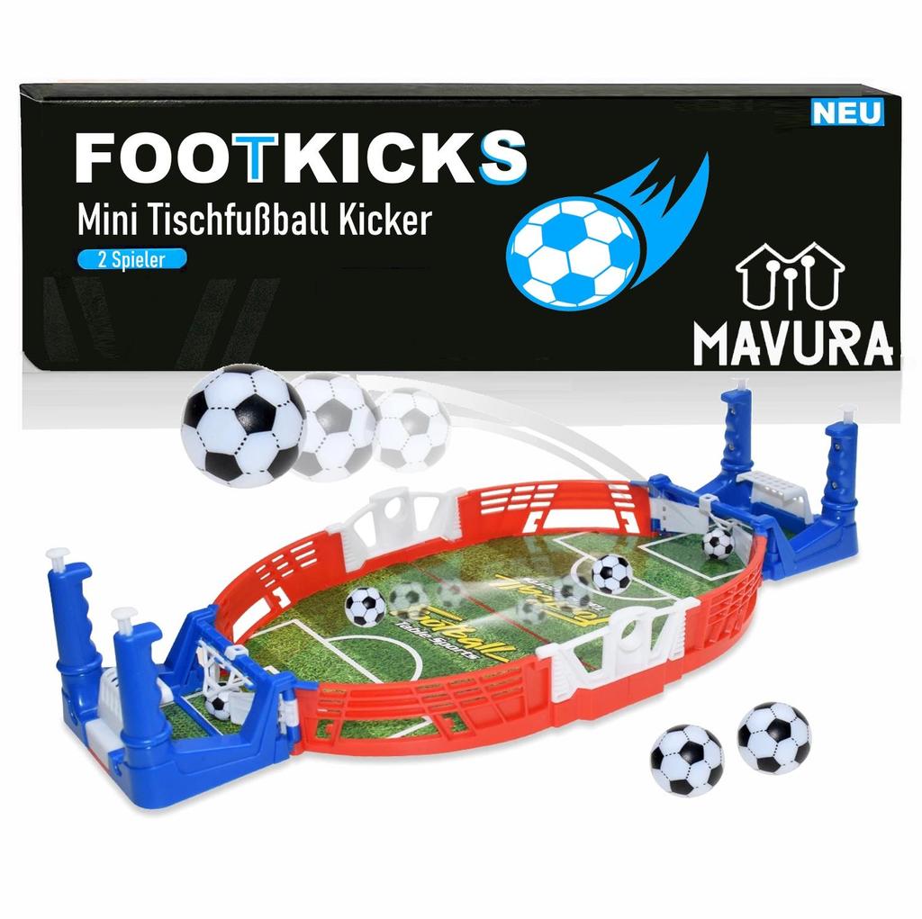 FOOTKICKS Mini Fotball Bordfotball Bord Flipper Fotballbord Bordfotball