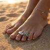 Metal Foot Ring Set Geometric Women Foot Ring Charm Toe Rings Beach