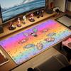 Kawaii Bubu Color Mouse Pad Large Gaming Table Cushion Non-slip Laptop Tablet Big Mousepad XXL Mat Mini PC Playmat With Lock edge