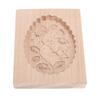 1pcs 3D Design Wooden Cookie Mold Carved Bird Pattern Biscuit Stamp Mould  For Baking