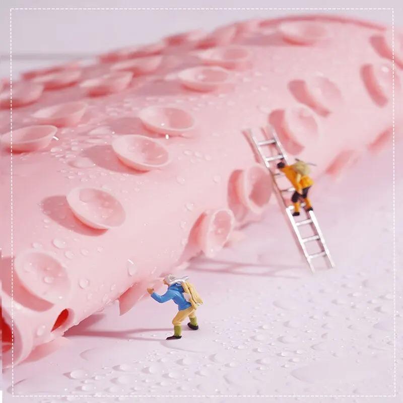 Foot Scrubbing Pad Bathroom Bath Brush Multifunctional Scrubbing Foot Massage Pad Non-slip Foot Pad Silicone Bath Brush