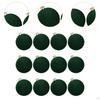 12 Pieces - Ornaments, Flocked Christmas Decoration, Shatter Decorative Balls