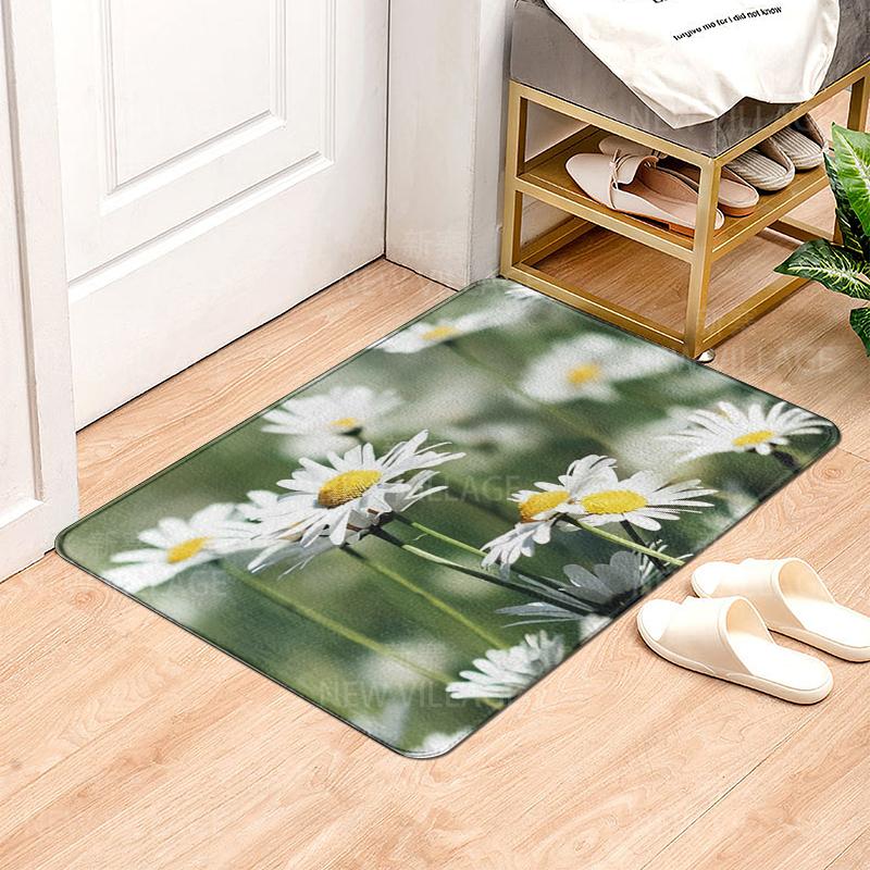House Entrance Carpet Home Natural and Animal Styles Doormat Room Bath Mat Foot Mat Bath Non-slip Kitchen Water Absorption Mat