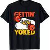 Gettin Yoked Weightlifter Training Funny Bodybuilding Gym TShirt Man Fashion Casual Cotton Graphic T Shirts Streetwear Tops Tee
