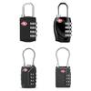 Heavy Duty Zinc Alloy Luggage Lock Flexible Steel Cable Design Easy Resets Combination Travel Lock for Baggage Backpacks
