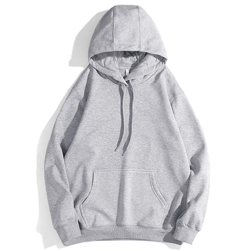 Men's Spring Casual Hooded Zip Sweatshirt: Loose Fit, Long Sleeve, Couple Jacket