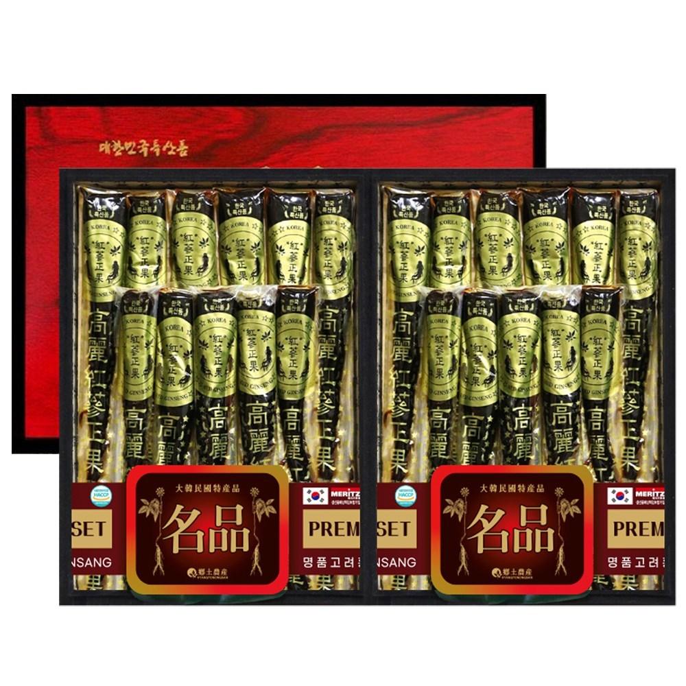 Premium Goryeo Red Ginseng Jelly Individual Piece Gift Set 600g, 1 pcs enclosed in lacquerware packaging