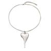 Simple style women's necklace, personalized long love design, high-end pendant, collarbone chain, versatile necklace women