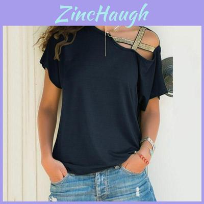 Hochwertige Damen Locker Bluse Lässiges Hemd Top Kurzarm Für Täglichen Komfort