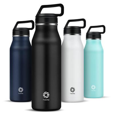 FJbottle 1.2 Liter Vacuum Insulated Stainless Steel Water Bottle, Keeps Hot or Cold, Direct Drinking, Simple, Stylish, Lightweight, Thermos Flask,