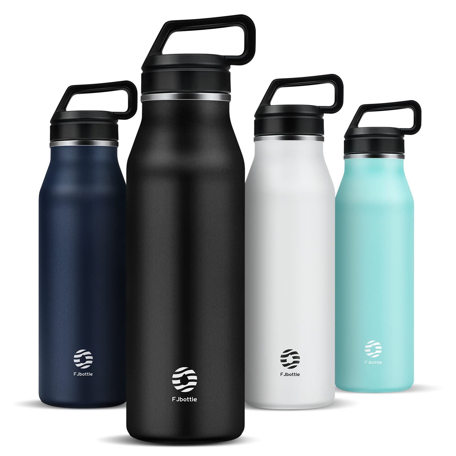 

FJbottle 1.2 Liter Vacuum Insulated Stainless Steel Water Bottle, Keeps Hot or Cold, Direct Drinking, Simple, Stylish, Lightweight, Thermos Flask,