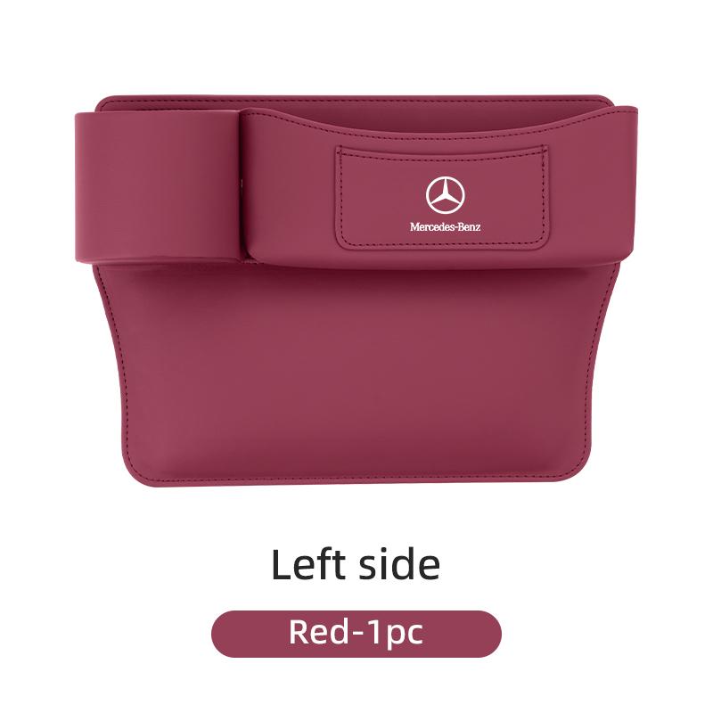 FIQ4 2025 Hot Car Seat Gap Storage Box Car Crevice Storage Box Seat Organizer For Mercedes Benz AMG A C E Class C180 C200 C260 C300 W