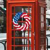 Patriotic 250th Anniversary Wreath Wooden Front Door Hanging Wreath 4th of July Independence Day Veterans Day Door Hanger Decoration