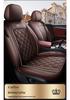Dr. Jie European Style Full Leather Car Seat Cover - All-Season, Wear-Resistant, Universal Fit