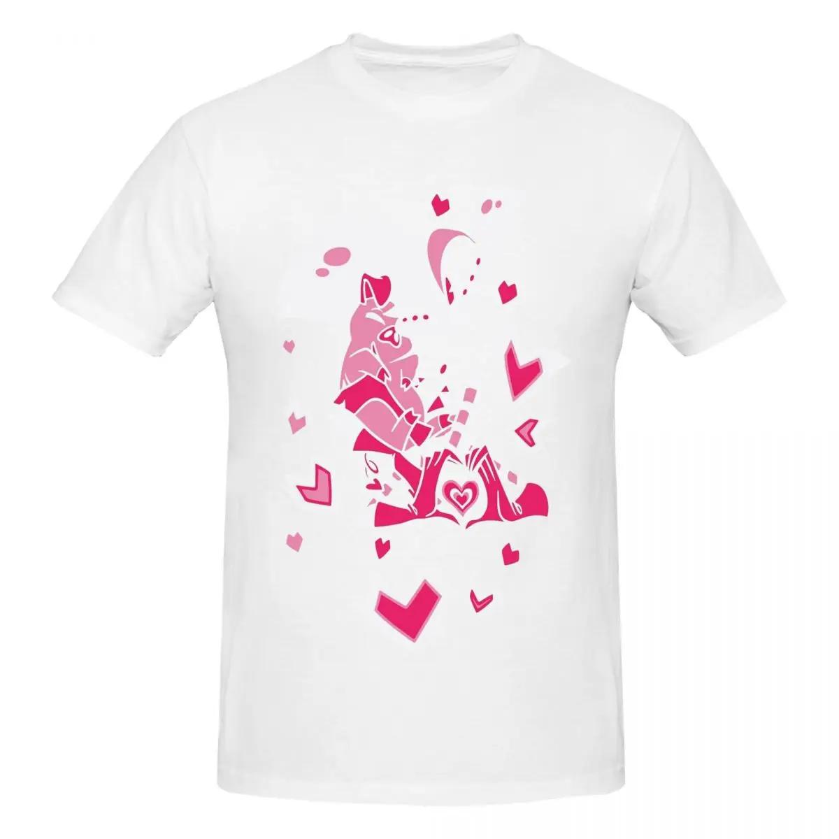 

Hazbins Hotels Cute Fat Nuggets Graphic 100Cotton shirt Men Retro Fashion 2026 Summer unisex Harajuku Short sleeve Loose Tshirt 4XL