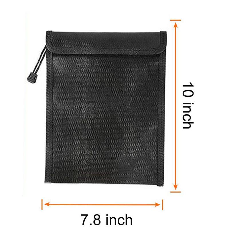 Fireproof Waterproof Faraday Bag Anti-Hacking Signal Blocker Storage Pouch for Phone Notebook Computer Ipad Key Fob Faraday Bag