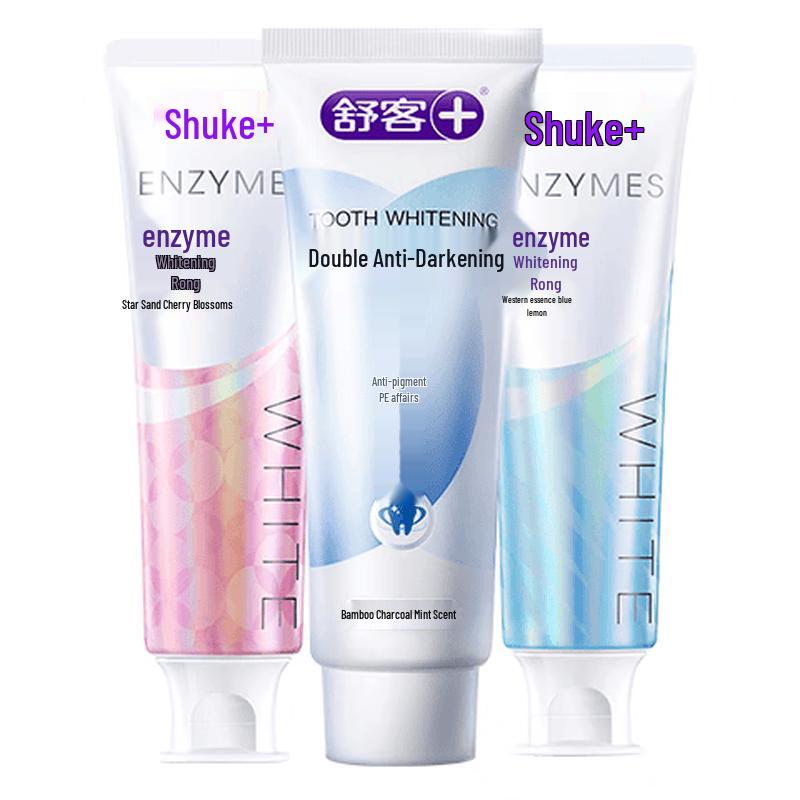 Shuke Dual Anti-Plaque + Enzyme Whitening Toothpaste