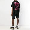 Off-White Schablone Pfeil Oversized T-Shirt Schwarz Herren Oberteile OMAA038R191850151028