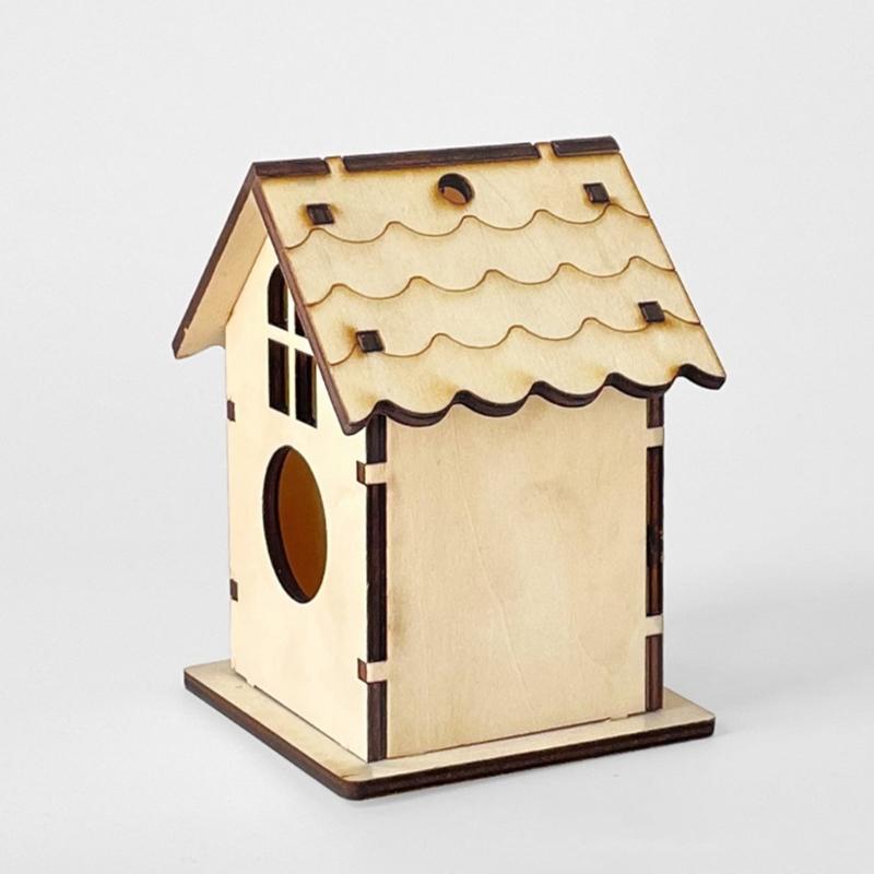 Parrot Cage House Cage Nesting Box Nest Cage Standing Hideouts Supplies DIY Bird Outdoor Nesting Box for Bird Parrot