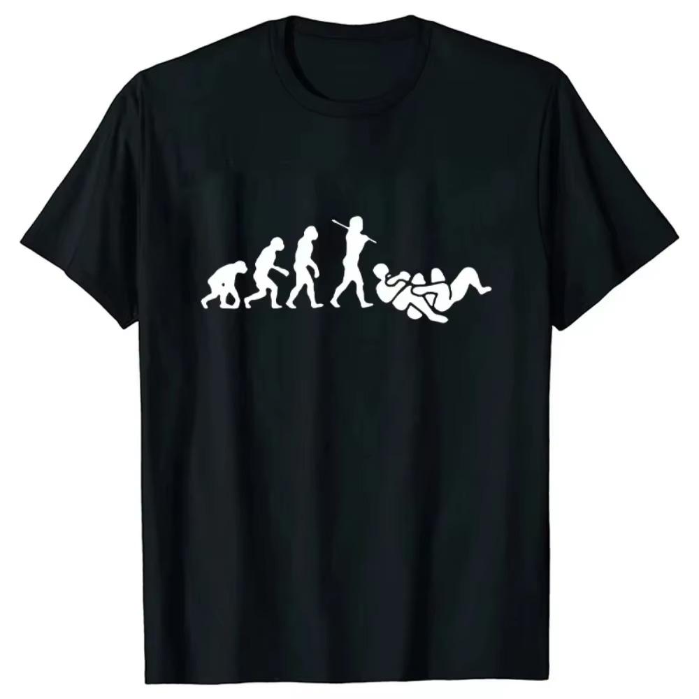 Men's Brand Tshirts Evolution of Judo Classic Graphic T-shirt Casual Fashion Women Men Clothing Tops Oversized Tee Shirt Homme