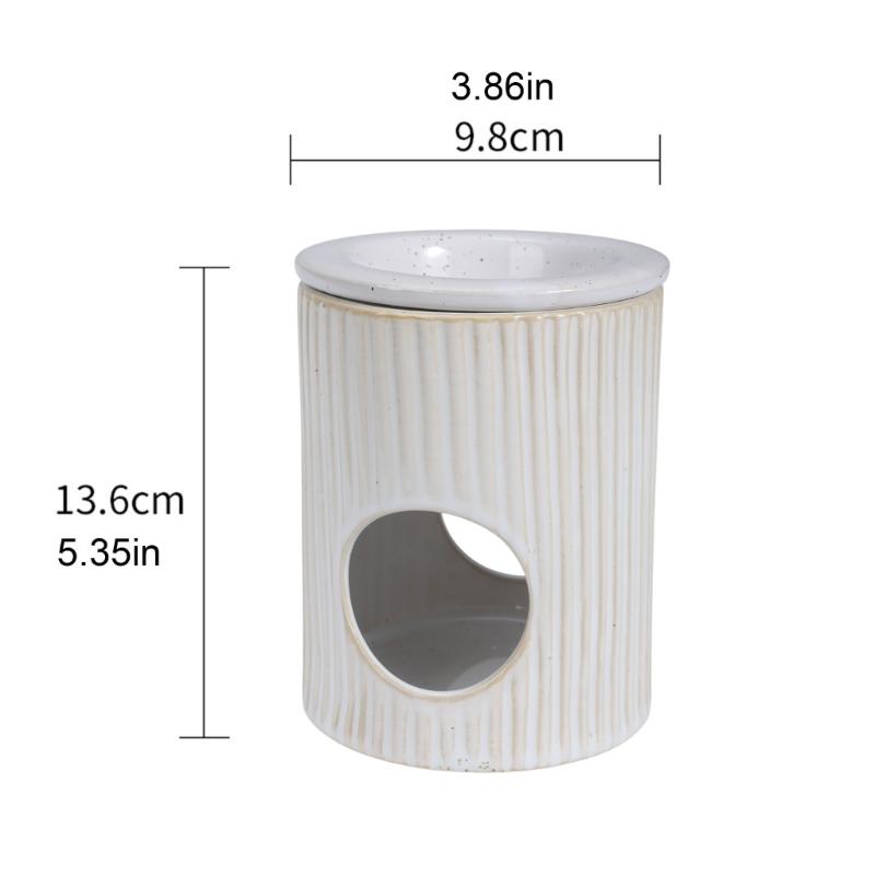 Keramik Ätherisches Öl Brenner Wachsschmelzer Aromatherapien Duftdiffusor Teelichthalter für Heim- Bürodekoration