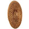 10CM Round Rattan Placemat Handcrafted for Kitchen Use Cup Mat Insulation Natural Material Suitable for Bowls Cups
