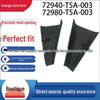 Honda Hatchback Fit Rear Door Quarter Window Trim, Parts 72980-T5A-003, 72940-T5A-003.