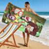 Amphibia 2D Flat Print Beach Towel, Large Soft Quick Dry Towel for Beach Camping Swimming.NSTJ0928010