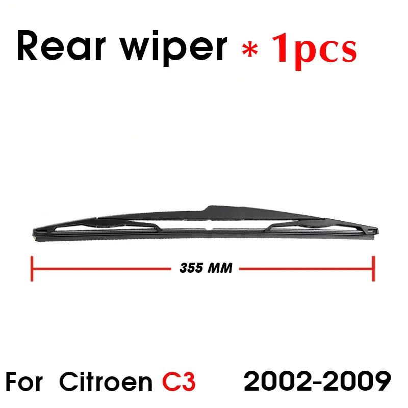 

Car Rear Windshield Wiper Arm Blade Brushes For Citroen C3 355MM Windscreen Auto Styling 2002-2009 Single Wiper