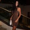Fashion Elegant Half High Neck Sleeveless Dress New Solid Color Pleated Hip Casual Party Short Dress Female Simple Women's Clothing 3058