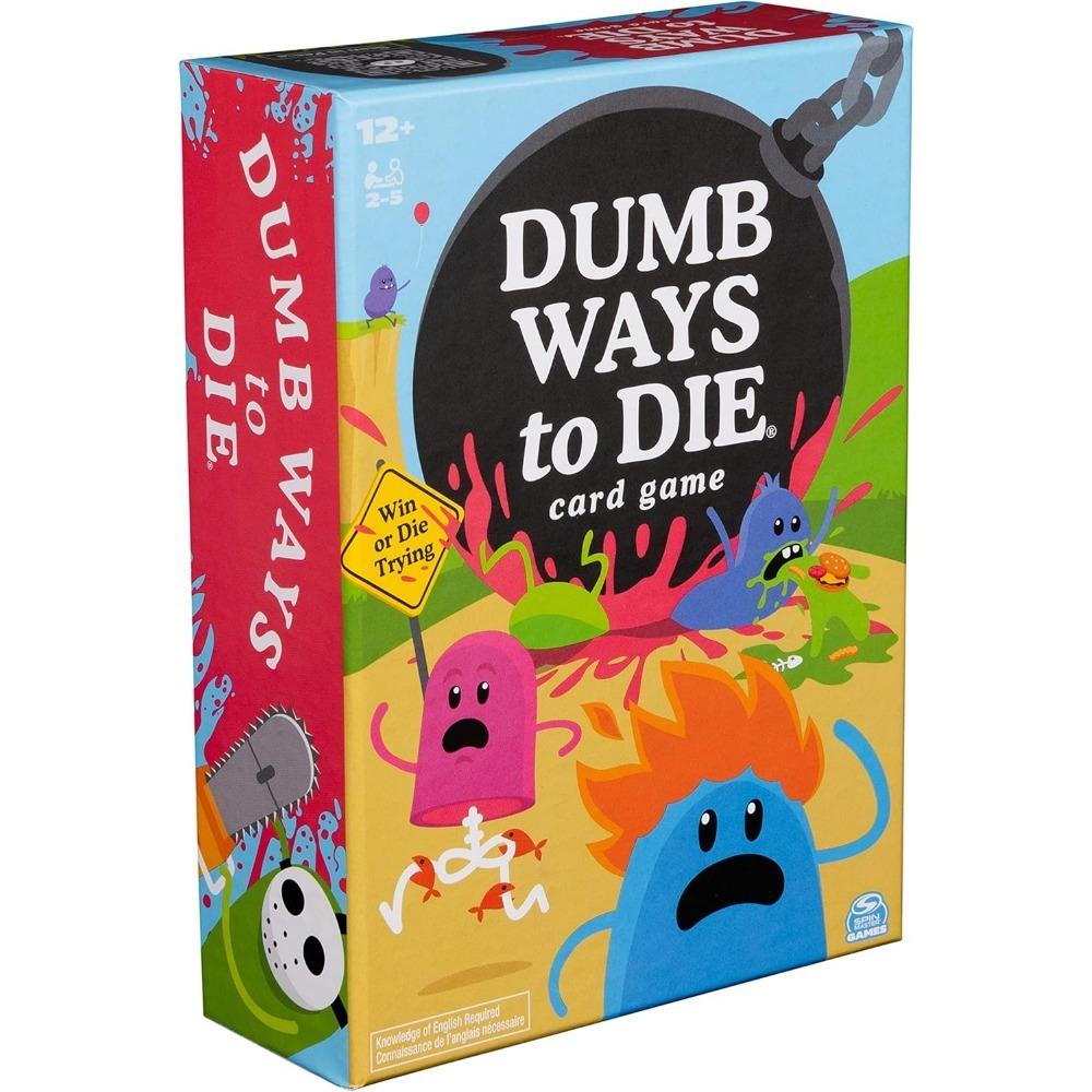 

Spin Master Games, Dumb Ways To Die — вирусная карточная игра, подходящая для колледжа, дней рождения и многого другого, семейных игр, игр для вечеринок DUMB