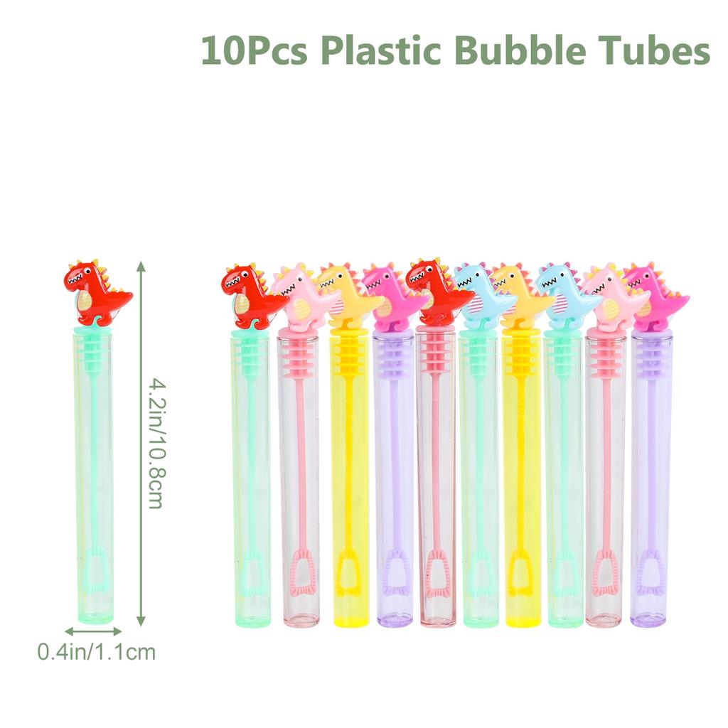 10/20Pcs Dinosaur Tube Bubble Soap Bottle Wedding Gifts for Guests Birthday Party Kids Birthday Party Supplies Gift Baby Shower